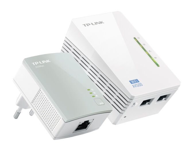 Powerline TP-Link TL-WPA4220 KIT AV600 Homeplug AV2 Fast Ethernet Wi-Fi 300Mbps image number 0