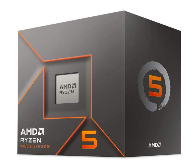 Processador AMD Ryzen 5 8400F 6-Core (4.2GHz-4.7GHz) 22MB AM5 image number 0