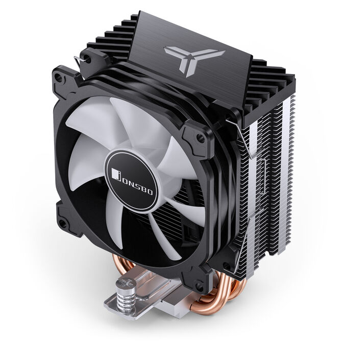 Cooler CPU Jonsbo CR-1400E RGB Preto - 92mm image number 4