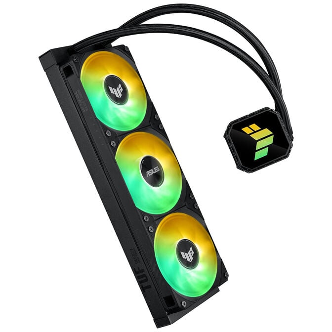Water Cooler CPU ASUS TUF Gaming LC III 360mm ARGB Preto image number 4