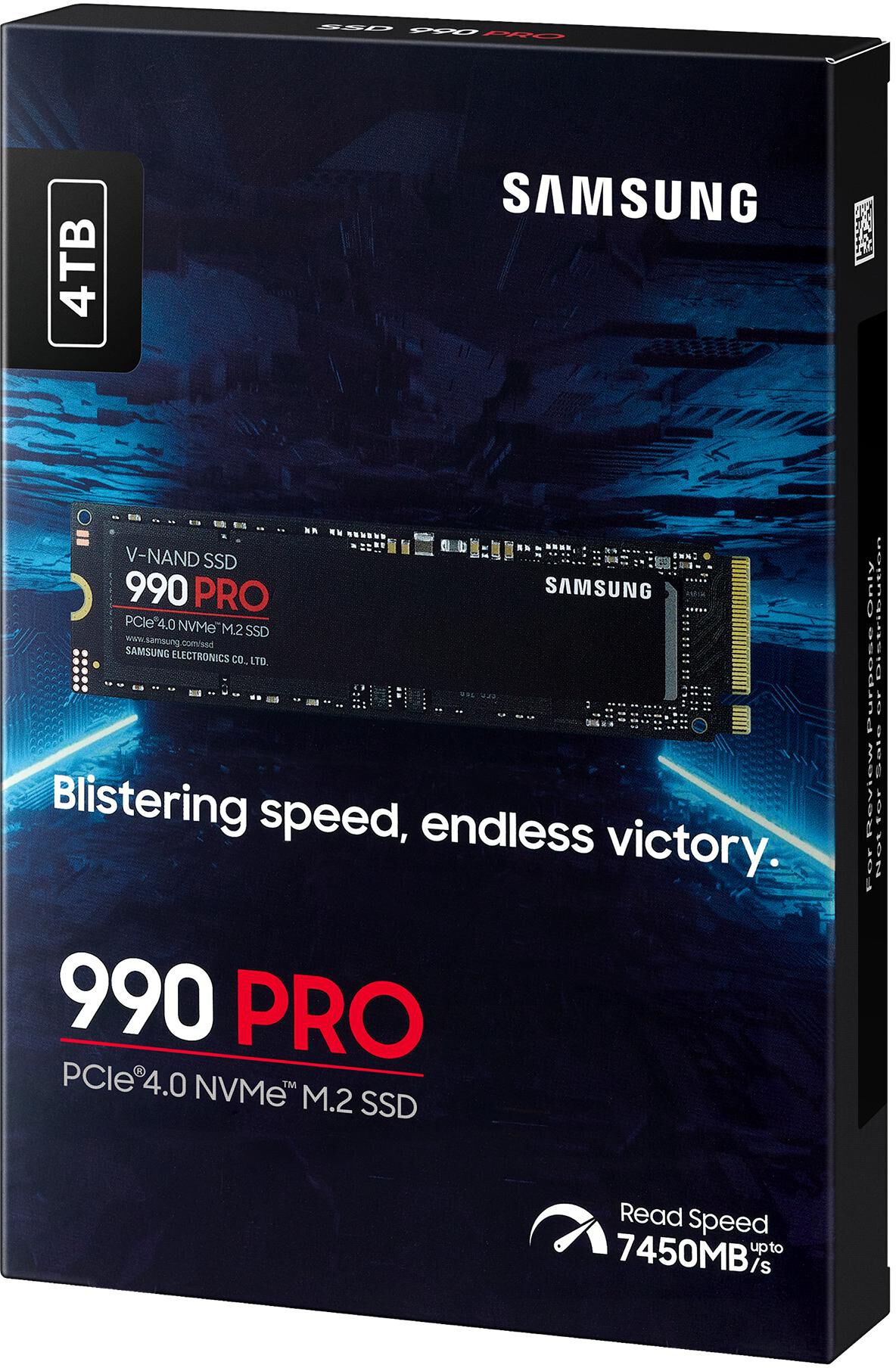 SSD Samsung 990 PRO 4TB Gen4 M.2 NVMe (7450/6900MB/s)