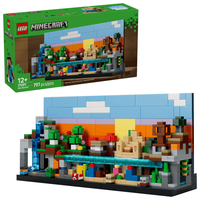 LEGO Minecraft: Minibiomas, 797 Pe&ccedil;as (21589) image number 0