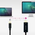 Cabo Conversor Nanocable USB-C > HDMI 1.4 4K@30HZ 3 M Preto image number null
