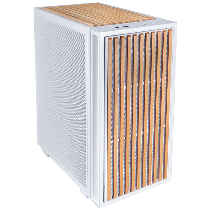 Painel Frontal Lian Li x Dan Cases B4 Vertical AeroDeck Branca image number 2