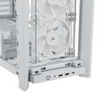 Caixa E-ATX Corsair 4000X RS ARGB Branca Vidro Temperado image number null