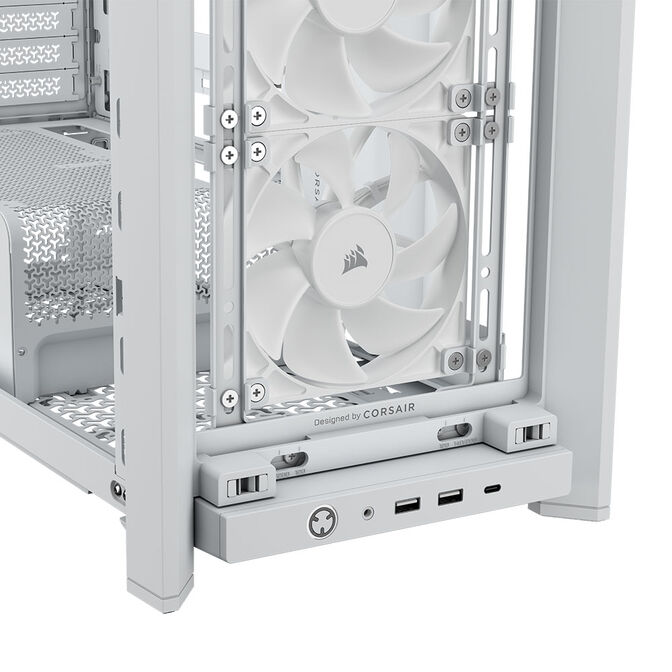 Caixa E-ATX Corsair 4000X RS ARGB Branca Vidro Temperado image number 12