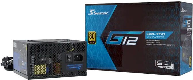 Fonte Seasonic G12 GM-750W 80+ Gold image number 6