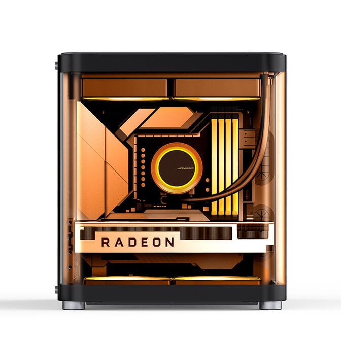 Caixa Micro-ATX Jonsbo TK-1 2.0 Vidro Temperado Preto image number 5