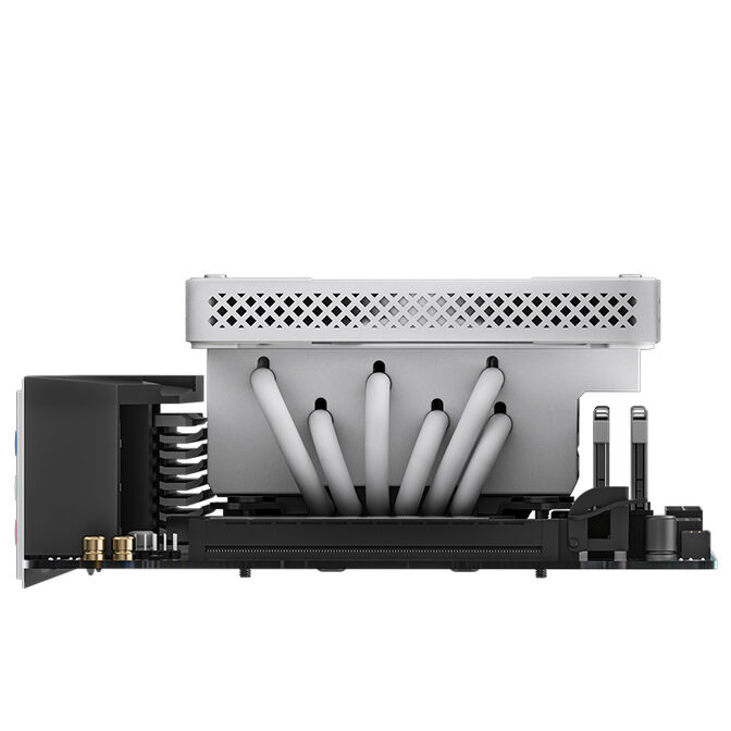 Cooler CPU Jonsbo HX6200D Branco - 120mm (LGA 1700) image number 7