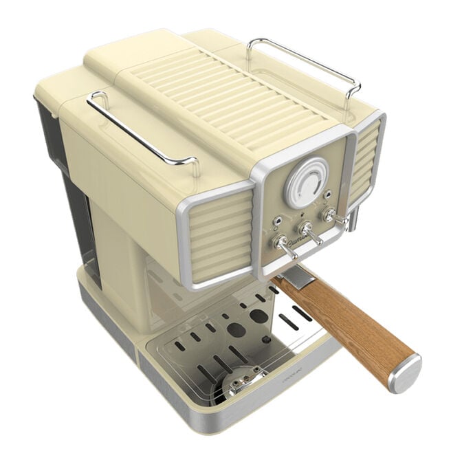 M&aacute;quina de Caf&eacute; Expresso Cecotec Vintage 20 Tradizionale Amarela Claro image number 2