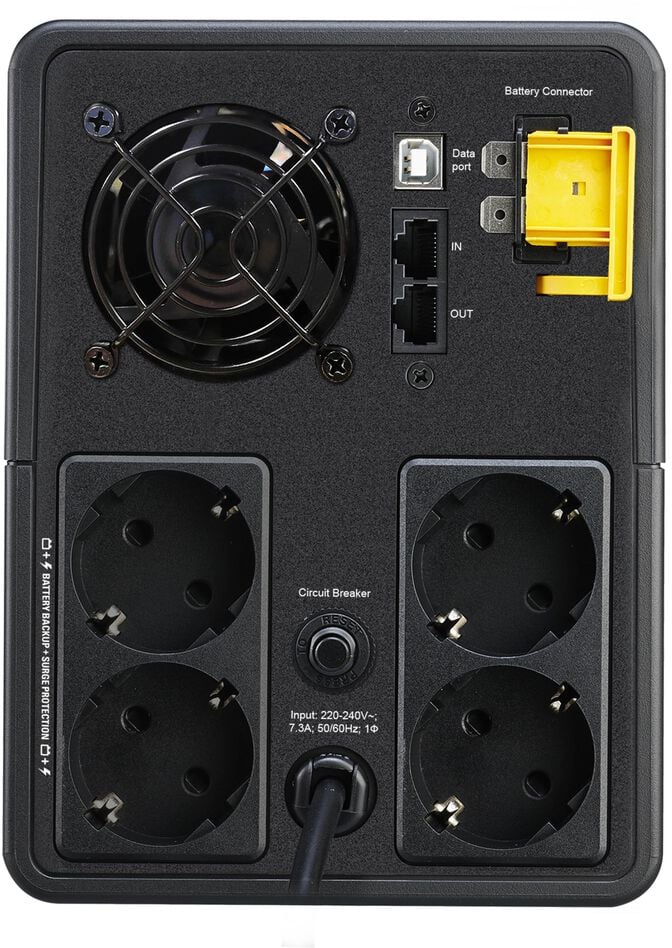 UPS APC Back-UPS 1600VA/900W AVR Shucko image number 1