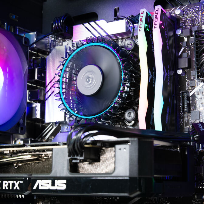 Computador AURA Gamer-PC Powered by ASUS Intel i5 14400F 32GB DDR5 1TB RTX 5060 Ti WiFi W11 image number 5