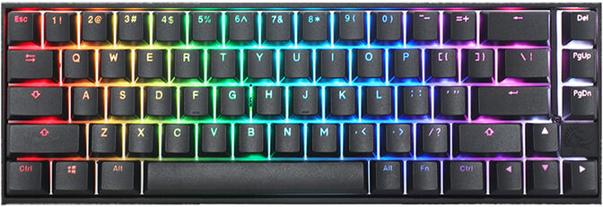 Teclado Mec&acirc;nico Ducky Mecha Pro SF RGB Black MX Brown (ES) image number 0
