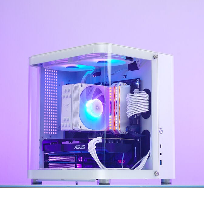 Caixa Micro-ATX Jonsbo TK-1 2.0 Vidro Temperado Branco image number 32