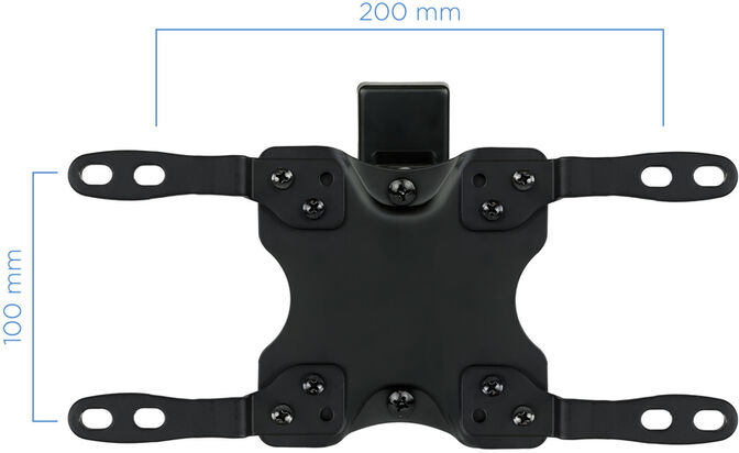 Suporte de Parede Tooq Tilt e Girat&oacute;rio 2 Pivots 13" a 42" 190mm Max. 20kg Preto image number 3