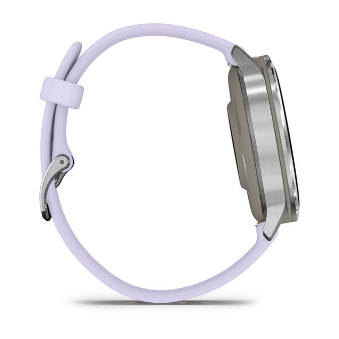 Smartwatch Garmin Venu 4 41mm Prateado/Lil&aacute;s image number 3