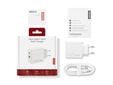 Carregador Lenovo de Parede USB-C 65W Dual GaN Branco + Cabo USB-C 1.5m image number null