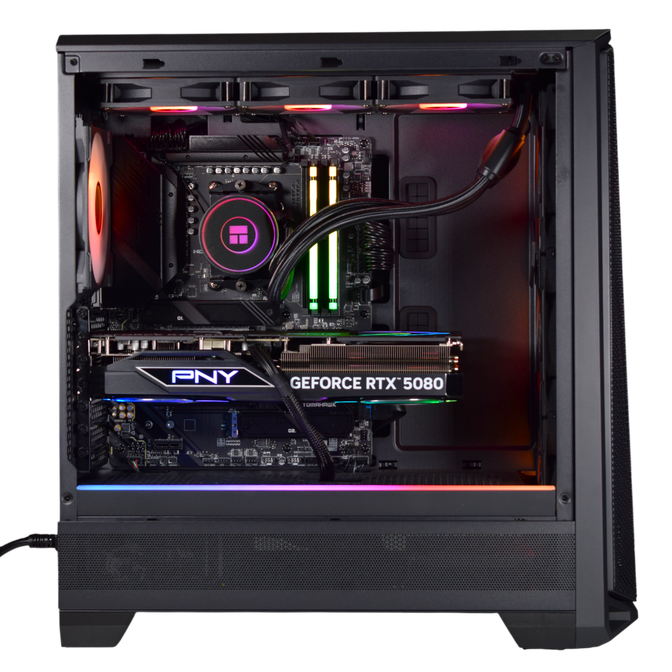 Computador King Mod Gamer-PC Ryzen 7 7800X3D 32GB DDR5 2TB RTX 5080 WiFi W11 image number 1
