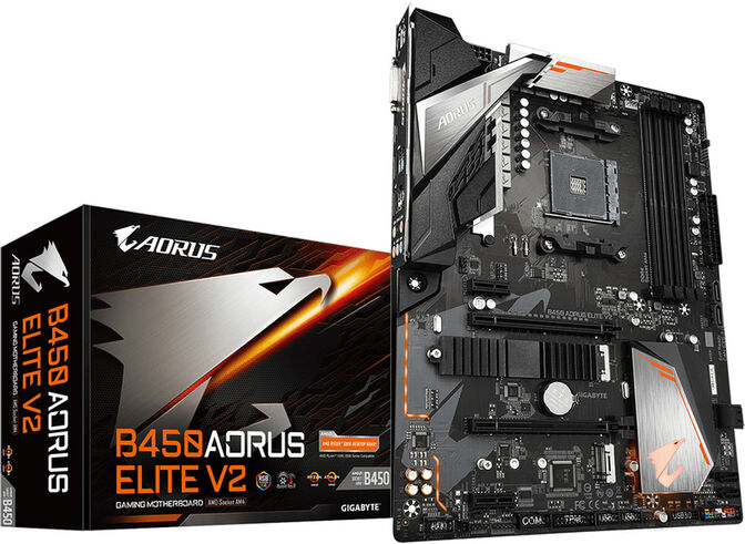 Motherboard Gigabyte B450 Aorus Elite V2 image number 0