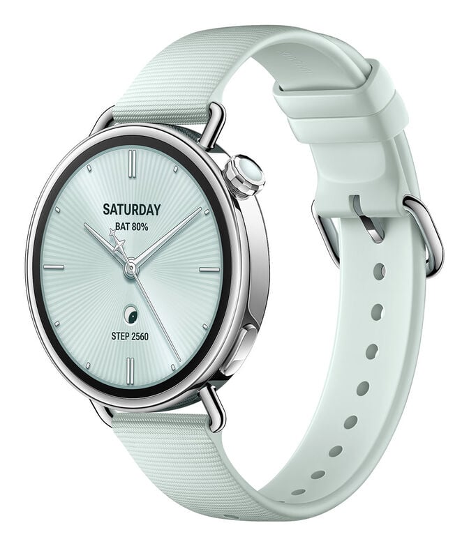 Smartwatch Xiaomi Watch S4 41 mm com Bracelete de Borracha Fluorada Verde Menta image number 0