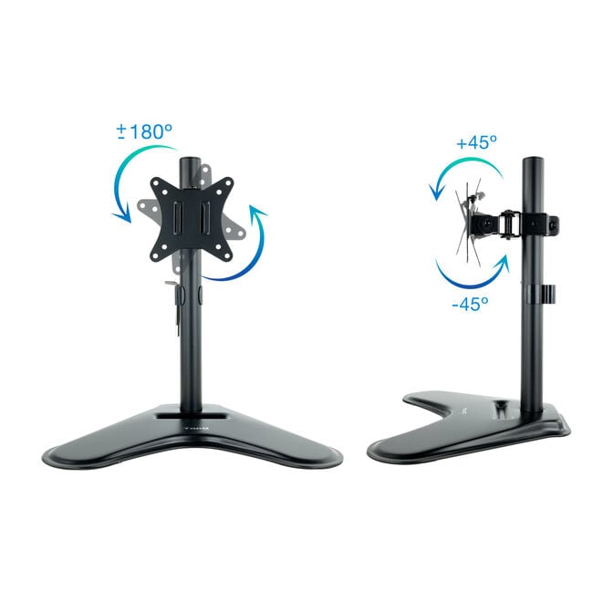 Suporte de Mesa Tabletop Tooq Tilt e Altura Ajust&aacute;vel 17" a 32" Max. 9kg Preto image number 5