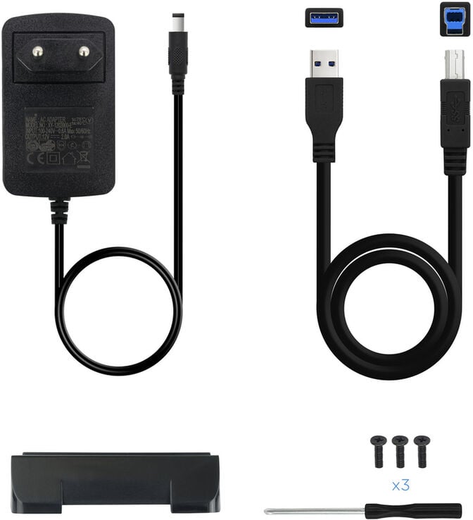 Caixa HDD Tooq 3.5" SATA USB 3.0 Aluminio Preto image number 3