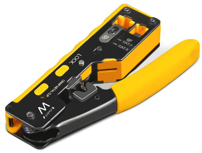 Alicate de Cravar Ewent CAT.5e/CAT.6/CAT.6A/CAT.7 e RJ11/12 image number 1
