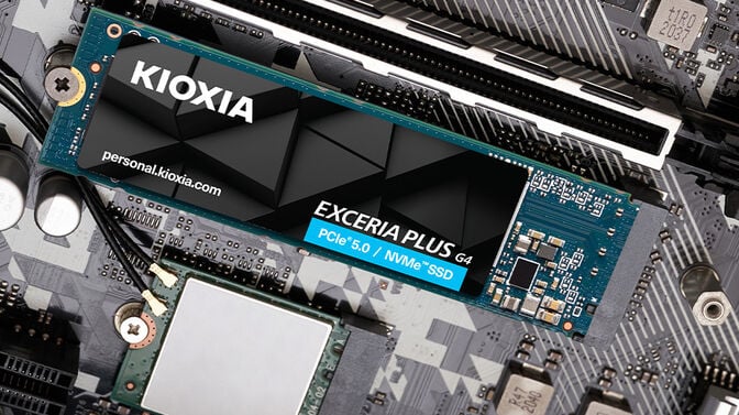 SSD Kioxia Exceria Plus G4 2TB M.2 NVMe Gen 5 PCIe 5.0 (8200/10000MB/s) image number 2