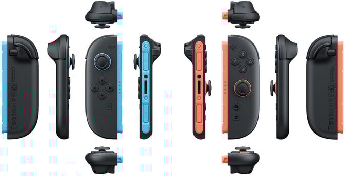Comando Nintendo Joy-Con 2 (Esq-Dir) Azul Claro/Vermelho Claro image number 4