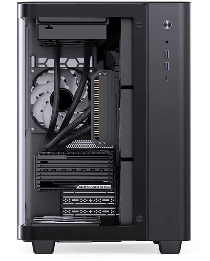 Caixa ATX Jonsbo TK-3 Vidro Temperado Preto image number 3