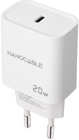 Carregador Nanocable USB-C PD 20W Branco image number null