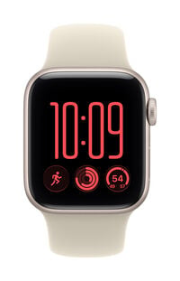 Smartwatch Apple Watch SE 3 GPS 40mm Starlight Aluminium Case with Sand Sport Band - S/M