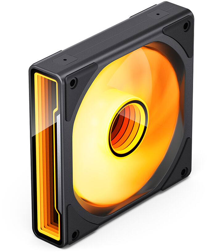 Ventoinha Jonsbo ZK-120B ARGB PWM Preto - 120mm (3PACK) image number 2
