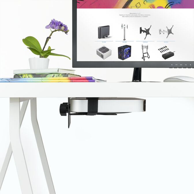 Suporte Tooq para Mini PC Preto image number 3