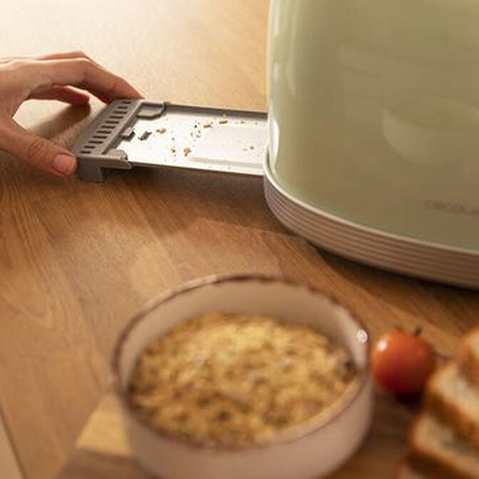 Torradeira Cecotec Toast&Taste 800 Vintage Verde Claro image number 5