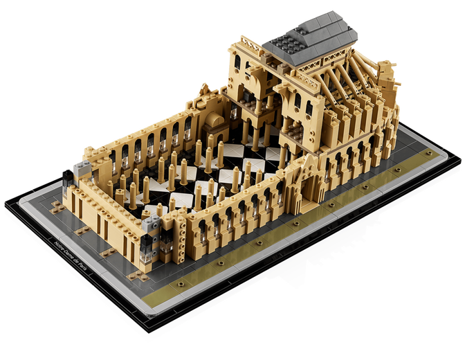 LEGO Architecture: Notre-Dame de Paris, 4383 Pe&ccedil;as (21061) image number 6