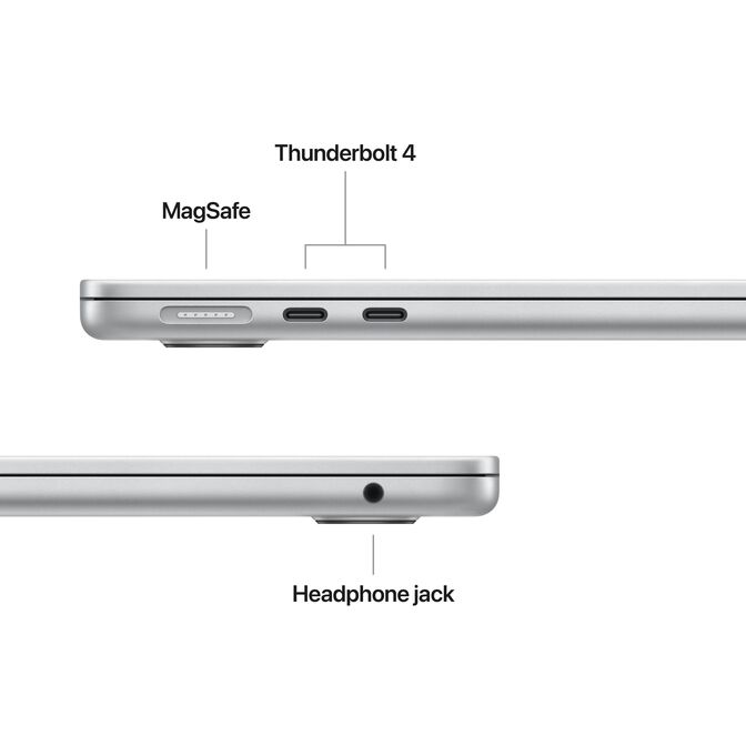 Port&aacute;til Apple MacBook Air M5 13.6" 8-Cores 16GB RAM 512GB SSD Prateado image number 2