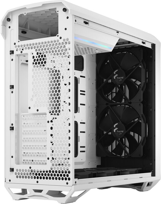 Caixa E-ATX Fractal Design Torrent White Tempered Glass image number 12