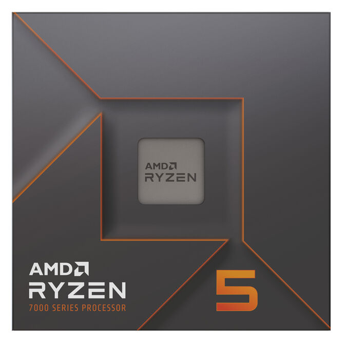 Processador AMD Ryzen 5 7600X 6-Core (4.7GHz-5.3GHz) 38MB AM5 image number 1