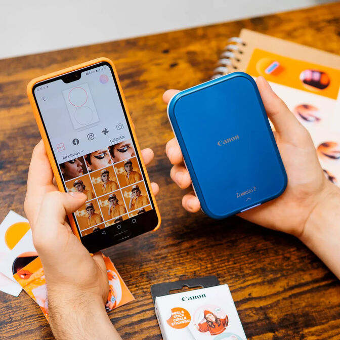 Impressora Port&aacute;til Canon ZOEMINI 2 Sem Fios Azul Marinho image number 5