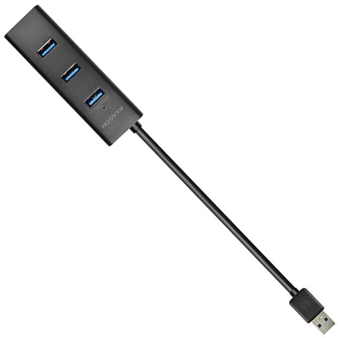 USB-A-Hub AXAGON HUE-S2B, 4x USB 3.0 - 30 cm image number 4