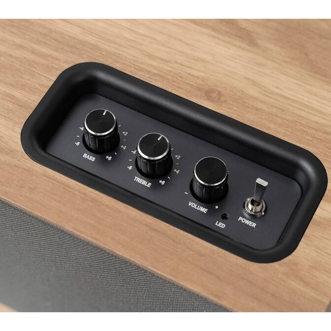 Colunas Hi-fi Vulkkano T50 ARC 50W Bluetooth HDMI ARC Castanhas image number 5