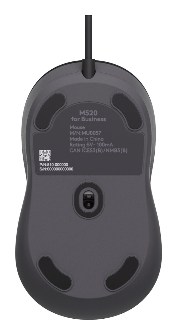 Rato Logitech Signature M520 L for Business 4000DPI Grafite image number 1