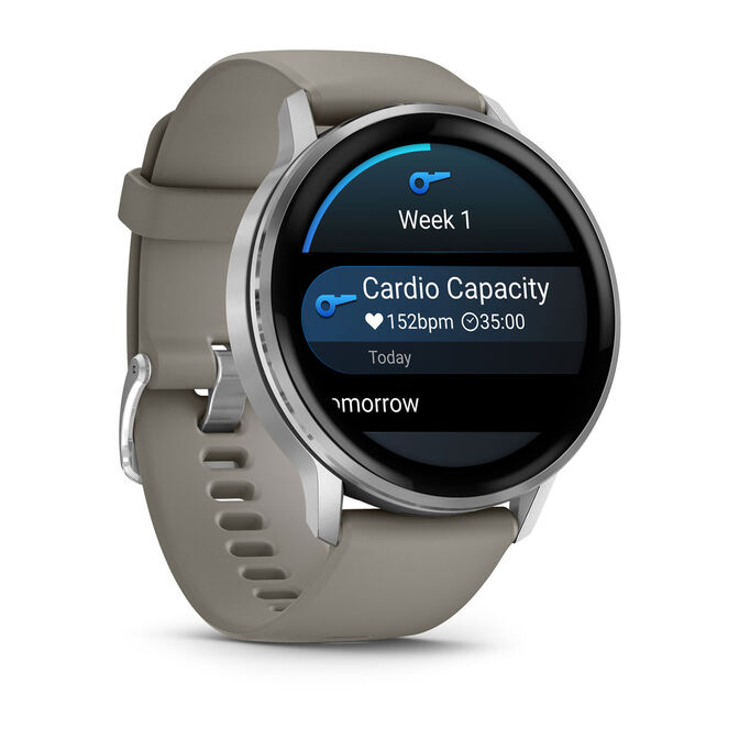 Smartwatch Garmin Venu 4 45mm Prateado/Cinzento image number 2