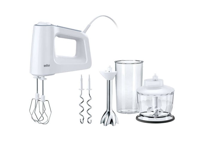Batedeira Braun MultiMix 3 HM 3137 WH 500W Branco image number 0