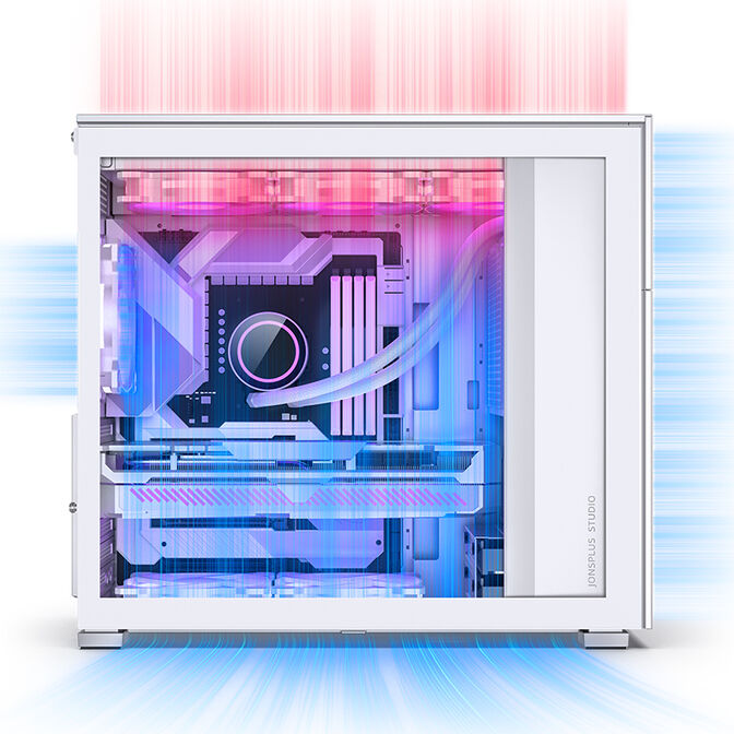 Caixa ATX Jonsbo D41 MESH Vidro Temperado Branco image number 13