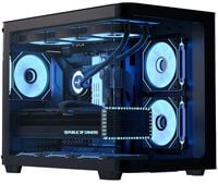 Caixa Micro-ATX Aerocool P300C ARGB Vidro Temperado Preto