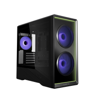 Caixa Micro-ATX Lian Li Vector V150 Mini Infinity Preto Vidro Temperado