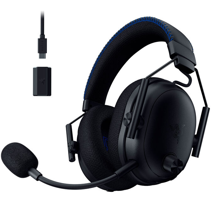 Headset Razer BlackShark V3 Pro para PlayStation Wireless/Bluetooth Preto image number 1