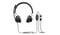 Headset Logitech Zone Wired Teams USB-C Grafite